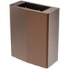 Papelera de Pared EVO con Tapa Extraíble Acero Inoxidable Cobre Cepillado 23L